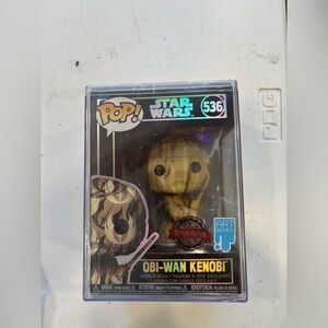 Funko Pop Star Wars OBI-WAN Kenobi #536 Art Series Hard Stack Sealed